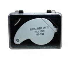 Lupa Portatil 40 x. con luz led. en internet