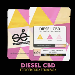 Fotoperiodica Diesel CBD x 3 semillas Sé+ Colección