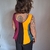 Musculosa gajos combinada de modal toca toca la suerte es loca!! - Añil Indumentaria 