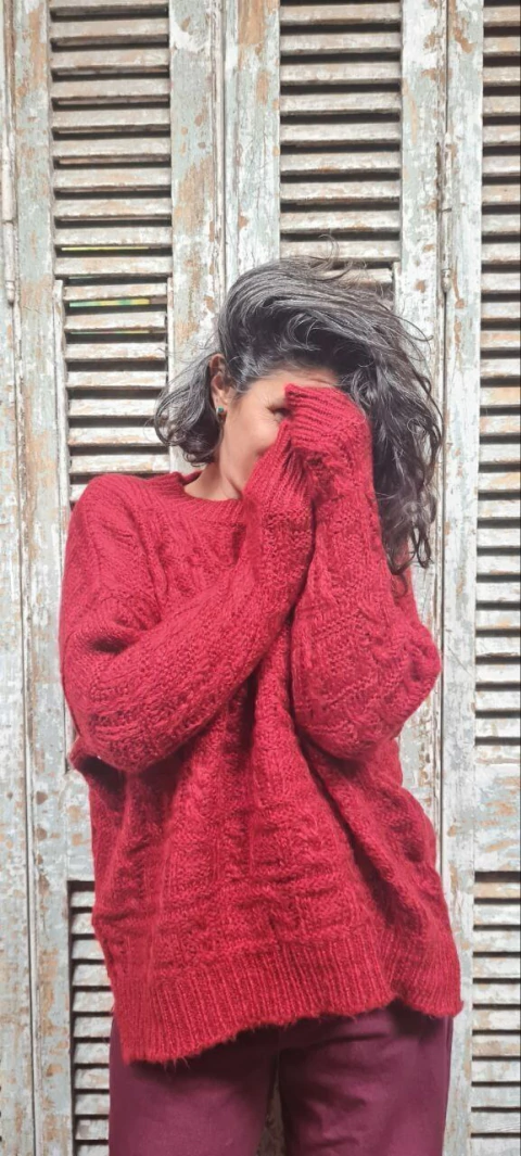 Sweater Tramado Cuadrado - comprar online