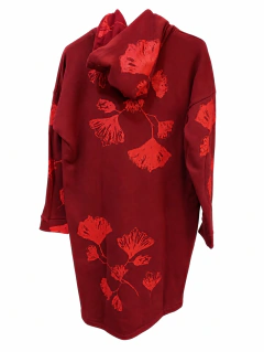 Vestido BUZO malvon bordo - comprar online