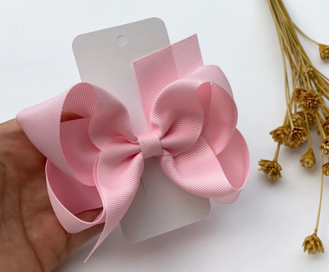 Laço Luisa (G) Rosa bebê