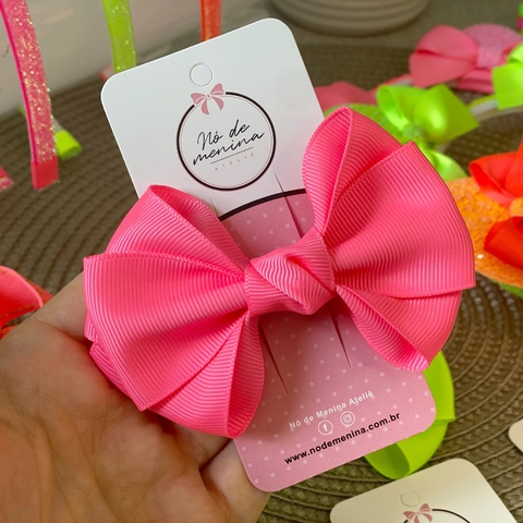 Laço Liz (M) Rosa Neon