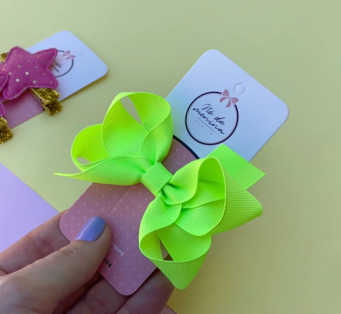 Laço luisa (M) verde neon