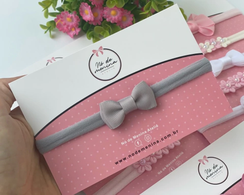 Faixa Alice (P) cinza