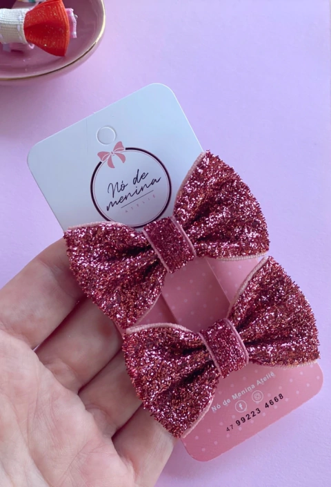 Parzinho Alice Brilho Rosa chá