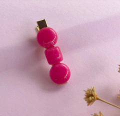 Hair Clip Pedras coloridas (unidade) - Nó De Menina