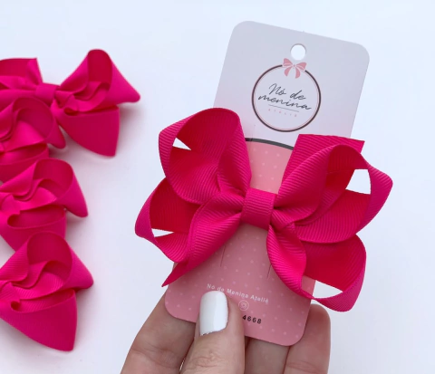 Laço luisa (M) Rosa pink