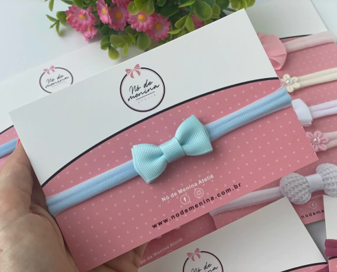 Faixa Alice (P) azul bebê