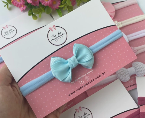 Faixa Liz (P) rosa bebê