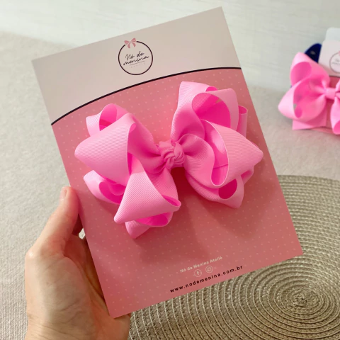 Laço Sofia (G) Rosa Princesa