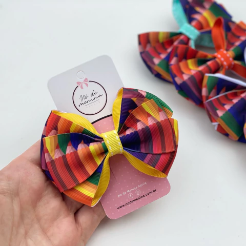 Laço Liz (M) Escolar Lápis Amarelo