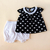 Conjunto Anita blanco/negro