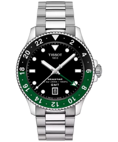 Reloj Tissot T120.852.11.051.00 Seastar 1000 Quartz GMT - comprar online