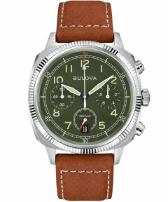 Reloj Bulova 96B482 Military Cronógrafo Precisionist Verde