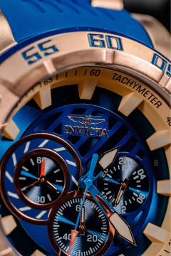 Reloj Invicta Speedway 30110 para Hombre en Azul y Oro Rosa - Universal Shop Colombia