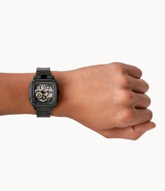 Reloj Fossil BQ2574 Inscription Automatic Brown Leather - comprar online