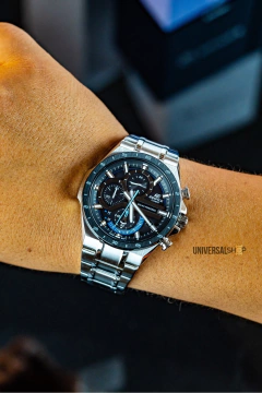 Reloj Casio EQS-920DB-1BV Cronógrafo a energía solar - tienda online