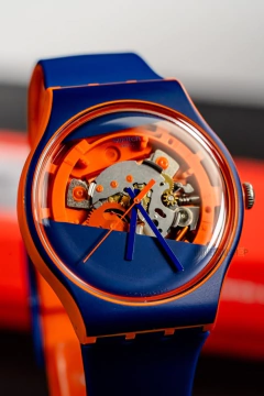 Reloj Swatch Myrtil-Tech SUOO102 - Diseño Esqueleto - tienda online