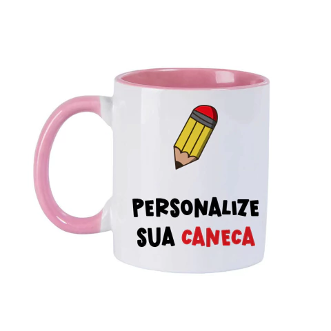 Caneca de cerâmica colorida 325ml - Personalize aqui! - comprar online