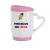 Caneca de cerâmica com alça de coração com tampa de silicone 365ml - Personalize aqui! na internet