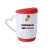 Caneca de cerâmica com alça de coração com tampa de silicone 365ml - Personalize aqui! - comprar online