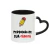 Caneca de cerâmica com alça de coração - Personalize aqui! 325ml - comprar online