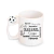 Caneca de cerâmica com enfeite - Personalizada 325ml