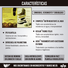 Imagen de Botas Tácticas Delta Caña Baja (Negro)