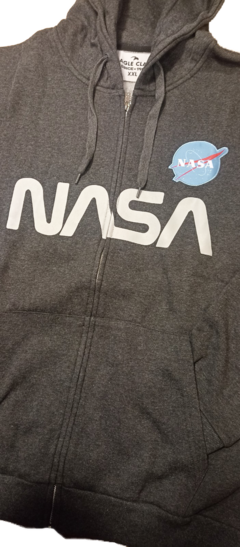 Buzo con cierre Logo Nasa Bordado - tienda online