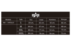 Campera MA-1 APOLLO - Alpha Industries Argentina