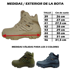 Borcegos Delta Caña Baja (Verde) - tienda online
