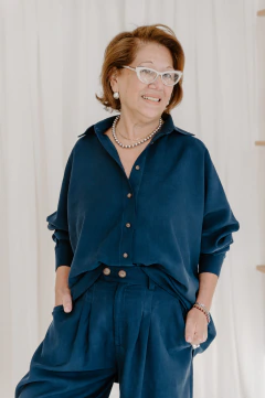 Camisa Chalten azul en internet