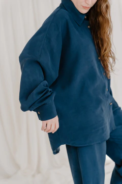 Camisa Chalten azul - tienda online