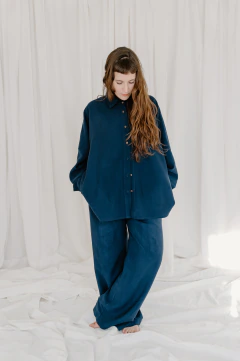 Pantalon Nogal azul - AMOR ELEFANTE