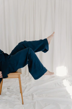 Pantalon Nogal azul - comprar online