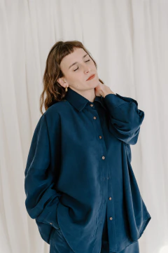 Camisa Chalten azul - comprar online