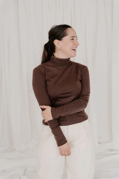 Polera Victoria - (chocolate) - comprar online