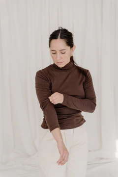 Polera Victoria - (chocolate) en internet