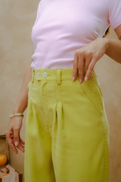 Pantalon Nogal - pistacho - comprar online