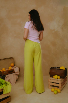 Pantalon Nogal - pistacho en internet