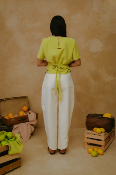 Blusa Habitar Pistacho