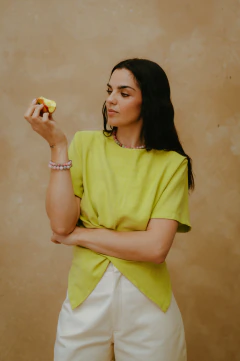 Blusa Habitar Pistacho en internet