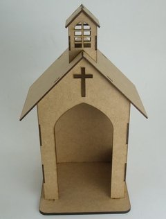 Oratório Capela Igreja para Santo 10cm - comprar online
