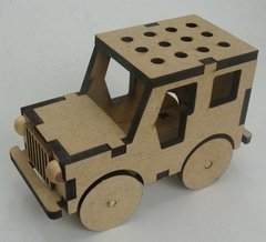 Carrinho Jeep 16cm Porta Lapis