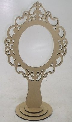 Moldura Oval Princesa Na Base 43cm - Pintado