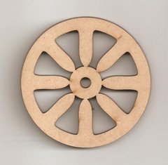 Roda Carroça Mini 7cm