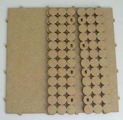 Bandeja Quadrada 20x20cm Perola 16mm - comprar online