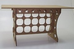 Mesa Colmeia Diversas Pequena Desmontavel 80x100x80cm