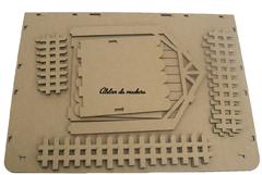 Presépio Casinha 30cm Base 60x60cm Cerca - comprar online